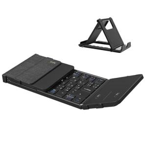 EWiNワイヤレスキーボード Bluetooth5.1 折り畳み キーボード フルサイズ JIS日本語配列 タッチパッド搭載 スマホ タブレット｜kirelab-net