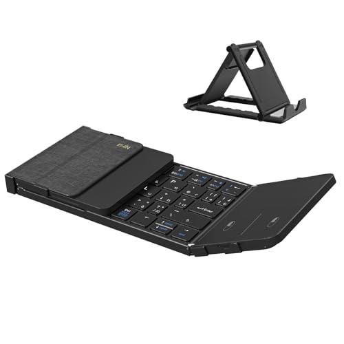 EWiNワイヤレスキーボード Bluetooth5.1 折り畳み キーボード フルサイズ JIS日本...