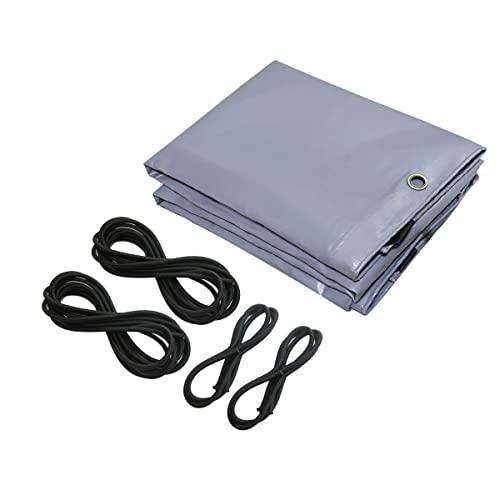 軽トラック 荷台シート 防水仕樣 580ｇ/m2厚手 PVC帆布 ゴムロープ付属 トラックシート 日...