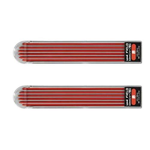 三菱鉛筆 uni フィールド建築用 2.0mm シャープ替芯 uni2.0-310 赤 6本入 U2...