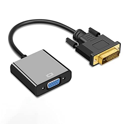 DVIオス VGAメス変換コネクタ DVI 24+1対応 1080p VGA 変換タアダプタ デジタ...
