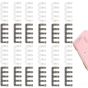 バインダーリング 24個セット 2色入 リーフバインダーリング ブックリング 製本ファイル A4 A5 B5製本用とじ具 取り外し 単語帳 資料｜kirelab-net