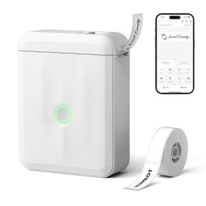 NIIMBOT D110 新版 ラベルライター Bluetooth接続多機能ラベルプリンター ラベルメーカー 携帯便利 自動紙戻し 自動ラベル認｜kirelab-net