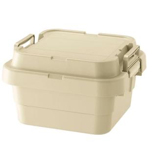リス(RISU) 収納ボックス トランクカーゴ 18L ベージュ 日本製 TC-30S LOW コンテナ ボックス スタッキング 屋外収納 キャ｜kirelab-net