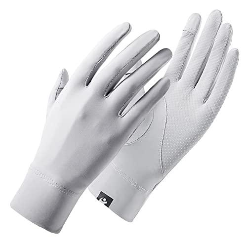 [Andeor] 手袋 レディース UVカット 夏UPF50+認定品・接触冷感-5℃2本指出し・細か...