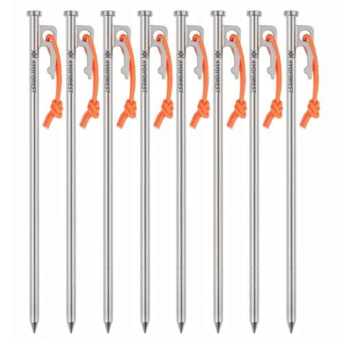 ペグ チタン製 AVOFOREST チタンペグ 太いヘッド 20cm 25cm 30cm 2本/6本...