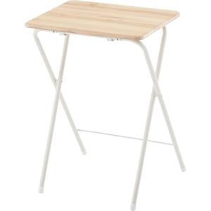 武田コーポレーション サイドテーブル・机・折りたたみテーブル ヴィンテージナチュラル 48×40×70cm ヴィンテージ調コンパクトテーブルハイ｜kirelab-net