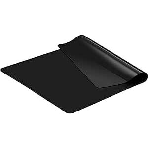 KR KITCHENRAKU シリコンマット キッチン 耐熱 調理台保護マット 黒 大判50*70 汚れず 断熱 シリコン シンクマット 滑り止｜kirelab-net