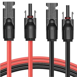 MC4 ケーブル ソーラー延長ケーブル ソーラーパネル接続用 12AWG 2m 並列接続ケーブル 太陽光パネル用 太陽光発電用機器・部材 MC4｜kirelab-net