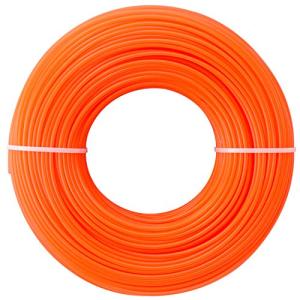 Akuoly 草刈用 ナイロンコード 2.4mm径 草刈機 刈払機 草刈用 草刈り機ストリング 、 オレンジ、100m｜kirelab-net