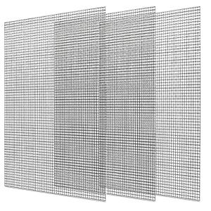 EUSTACE ステンレスメッシュ 3枚セット 網目1mm A4サイズ 産業用金網 防虫 濾過網 ステンレス 平織金網 産業用 20メッシュ 線｜kirelab-net