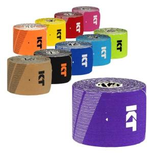 ケーティテープ(KT TAPE) キネシオロジーテープ(伸縮性 はく離紙付) KTPR20 EP PRO20 エピックパープル プレカット(5c｜kirelab-net