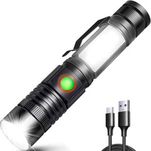 REHKITTZ LED 懐中電灯 強力 LEDライト 充電式 超高輝度 1600ルーメン