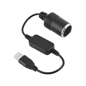 USBポート 12V車用のシガレットライターソケット メス変換アダプタコード usb シガーソケット 変換 車載充電器 30cm｜kirelab-net