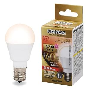 アイリスオーヤマ(IRIS OHYAMA) LED電球 口金直径17mm 40W形相当 電球色 全方向タイプ 調光器対応 密閉器具対応 LDA5｜ルミナスエイト ヤフー店