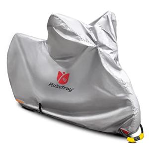 Rosefray バイク カバー 3L-4L 240cmまで対応 スマートサイズ 高機能 撥水 UVカット 210D 大型 車体カバー 収納バッ｜kirelab-net