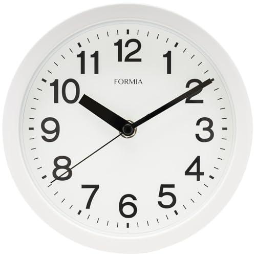 Formia(フォルミア) 掛時計 掛け時計 見やすい シンプル 連続秒針 置き掛け兼用 アナログ ...
