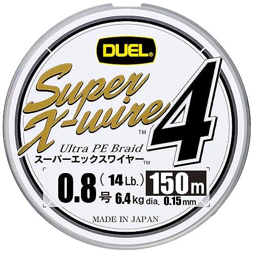 DUEL(デュエル) PEライン 0.8号 スーパーエックスワイヤー4 (Super X-wire ...