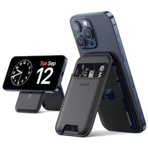 2024新登場・重さ改良 Lamicall MagSafe対応 カード ケース スマホ スタンド : 3枚収納 magsafe 財布 マグセーフ｜kirelab-net