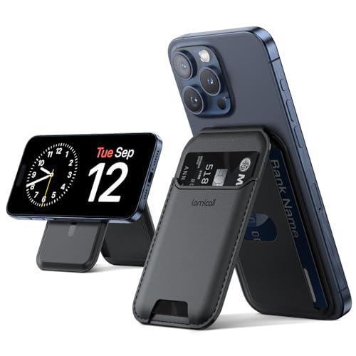 2024新登場・重さ改良 Lamicall MagSafe対応 カード ケース スマホ スタンド :...