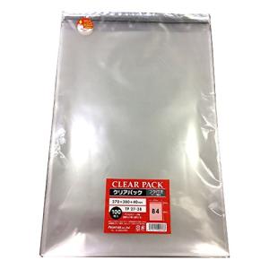 カクケイ OPP袋 クリアパック フタ付 テープ付 30μ 100枚 TP27-38｜kirelab-net