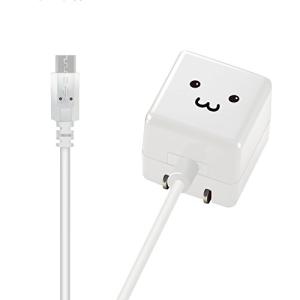 エレコム スマホ用AC充電器/CUBE/1A/microB/1.5m/ホワイト/F｜kirelab-net