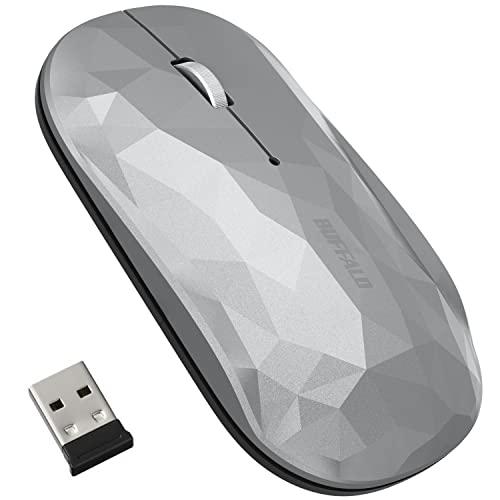 バッファロー ワイヤレス モバイルマウス 2.4GHz レシーバー付属 FLEXUS 薄型軽量 3ボ...