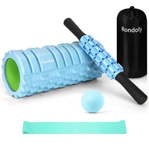 Rondofy フォームローラー 筋 膜 リリース 業界モデル500KG耐荷重 きんまくローラー 筋肉ほぐし セルライトローラー ストレッチ用品｜kirelab-net
