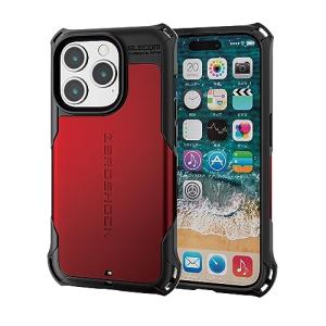 エレコム iPhone15 Pro ケース ZEROSHOCK 耐衝撃 衝撃吸収 四つ角ダンパー ハニカム構造 ダブルレイヤー構造 衝撃吸収フィ｜ルミナスエイト ヤフー店