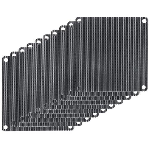 PC ケースファン 防塵 グリル 120mm 用 10枚入り PVC素材 用 グリル メッシュ ファ...