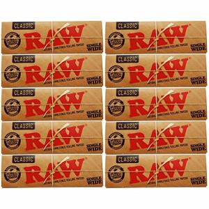raw classic paper ロー　クラシックペーパー　手巻き用シングル70ミリ 5.10.20個セット (10個セット)｜kirelab-net