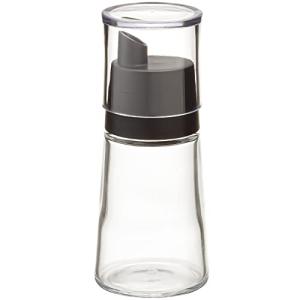 リス だし ふりかけ 粉末調味料入れ S ブラック 80ml(ふりかけ40g) スタビアリュクス｜kirelab-net