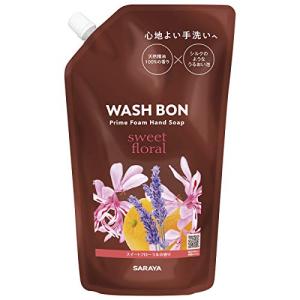 サラヤ ウォシュボンプライムフォーム スイートフローラル 詰替 500ml 石鹸 500ミリリットル (x 1)｜kirelab-net