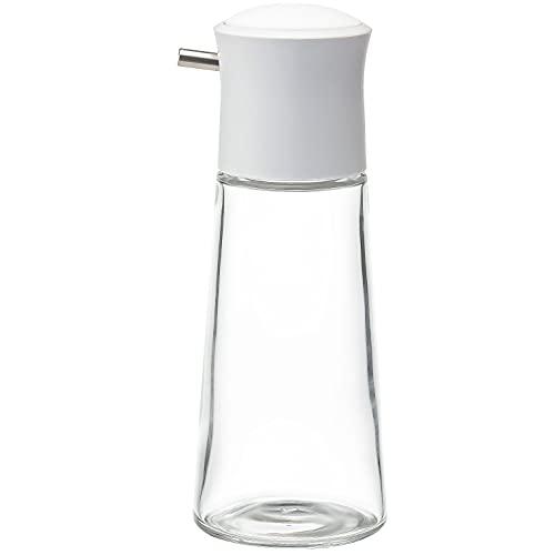 リス 調味料 プッシュ式 醤油差し ホワイト 140ml スタビアリュクス プッシュ調味差し M