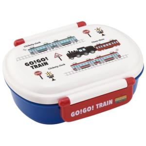 スケーター(Skater) 子供用 お弁当箱 1段 360ml 中子付き（おかず容器） ふわっと盛れるドーム型 トレイン 電車 抗菌加工 子供用｜kirelab-net
