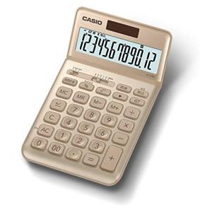 カシオ スタイリッシュ電卓 ゴールド 12桁 ジャストタイプ JF-S200-GD-N｜kirelab-net