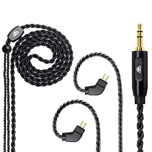 okcsc T3 2Pin リケーブル 0.75mm ケーブル イヤホンケーブル 用 6芯 TRN用...