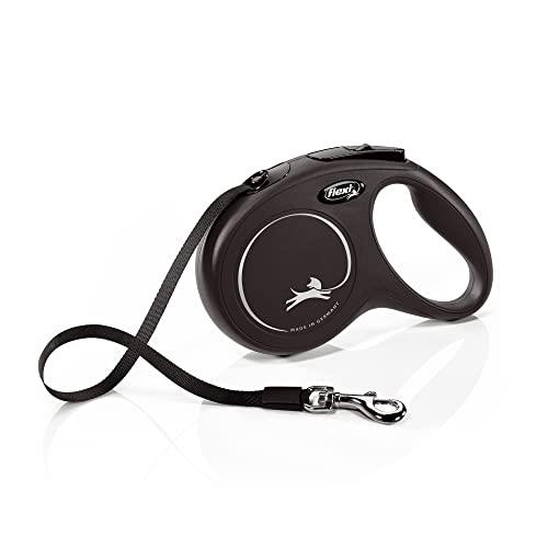フレキシ (flexi) ニュークラシック テープ M(25kg未満) 5m ブラック [犬用リード...