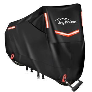バイクカバー 420D厚手 2024強化版&両側通気口 バイク用レインカバー 車体カバー 防水 耐熱 オートバイカバー 大型 250cc 400｜kirelab-net