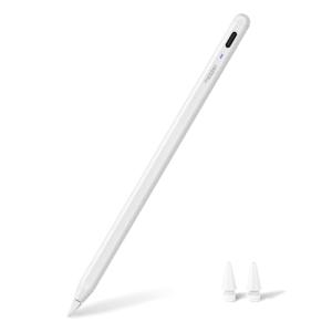 Metapen iPad ペンシル 2018年以降iPad対応 アップルペンシル 傾き感知 磁気吸着機能 iPad ペン 極細 超高感度 誤作動｜kirelab-net