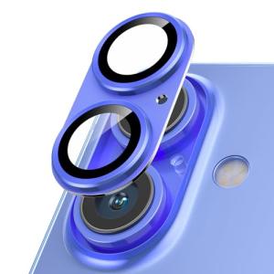 Podick カメラカバー iPhone 16 /16 Plus用 カメラフィルム 全面保護 9H強化ガラス アルミ合金 傷防止 レンズ保護 耐｜kirelab-net