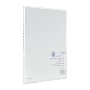 コクヨ ファイル クリアファイル キャリーオール 固定式 A4ワイド 20ポケット 透明 ラ-3T｜kirelab-net