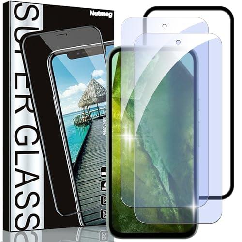 Nutmegガイド枠付き 2枚セット対応 Google pixel 8a ガラスフィルム ブルーライ...