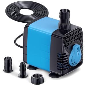 NFESOLAR 水中ポンプ 吐出量800L/H 最大揚程1.5M ミニポンプ 給水・排水ポンプ 潜水インストール 水族館給水 水槽水循環 静音｜kirelab-net