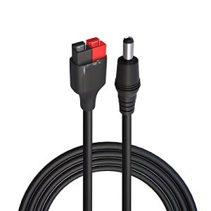 Cleqee アンダーソンコネクター ケーブル DC5.5mm x 2.1mm ソーラーパネル 1.55m DCオスアダプタケーブル｜kirelab-net