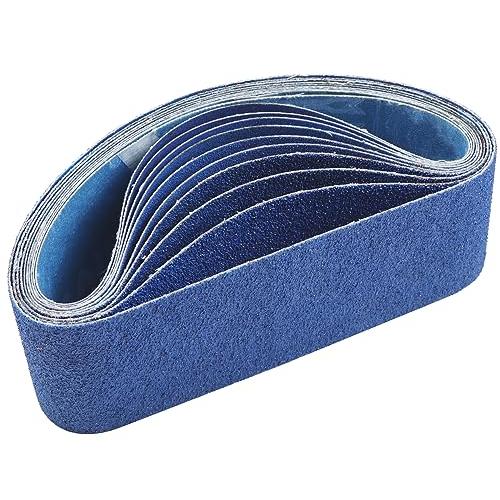 IROKCAKPT エンドレスベルト 幅76mm 長さ457mm ナジルコニアサンディングベルト(1...