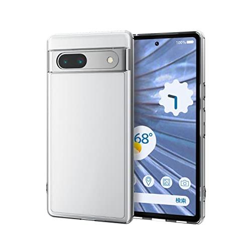 エレコム Google Pixel 7a ケース 透明 耐衝撃 ハイブリッド素材 ストラップホール付...