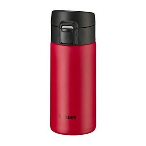タイガー魔法瓶(TIGER) 水筒 360ml マグボトル ワンタッチ 軽量 ステンレスボトル 真空断熱 保温保冷 レッド MKA-K036RK｜kirelab-net