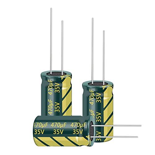 PENGLIN 20個 電解コンデンサ アルミ電解コンデンサー 35V 470UF 105℃ 10x...