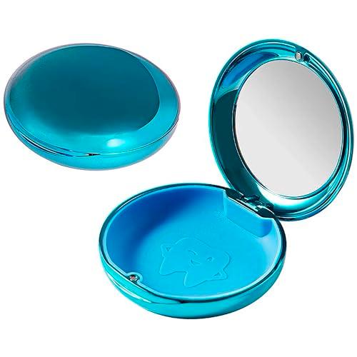 xuanli マウスピース ケース リテーナーケース 対応 歯茎 矯正 ケース 鏡付き 可愛い 薄型...